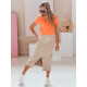 Moteriška oranžinės spalvos palaidinė Kiss Look RY2840 - Moterims Moteriška oranžinės spalvos palaidinė Kiss Look RY2840