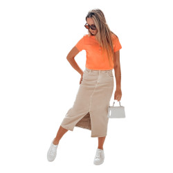 Moteriška oranžinės spalvos palaidinė Kiss Look