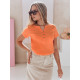 Moteriška oranžinės spalvos palaidinė Kiss Look RY2840 - Moterims Moteriška oranžinės spalvos palaidinė Kiss Look RY2840
