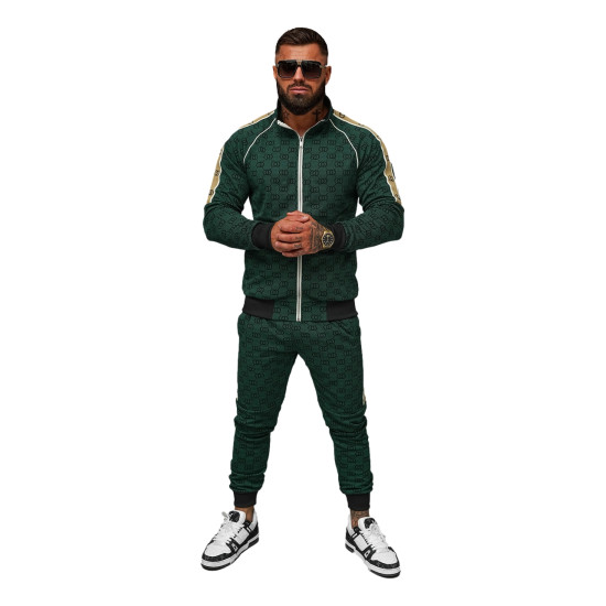 Vyriškas žalias sportinio kostiumo komplektas Design O/FF5110AB