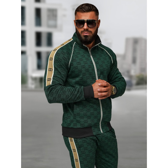 Vyriškas žalias sportinio kostiumo komplektas Design O/FF5110AB