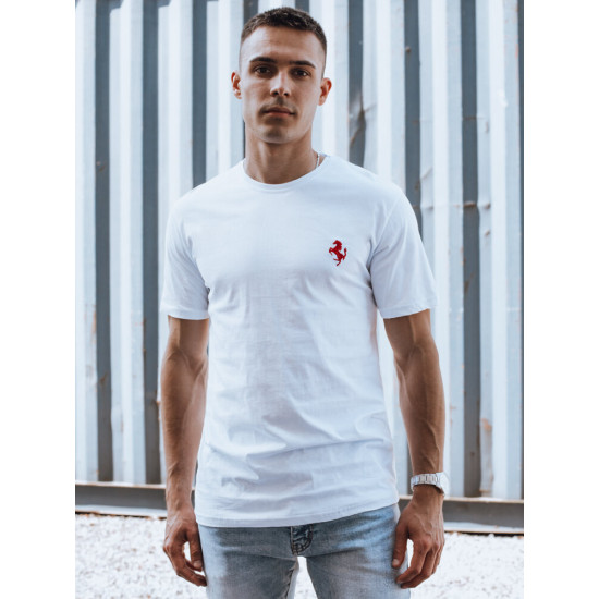 Vyriški baltos spalvos marškinėliai Marly RX5564 - Marškinėliai Vyriški baltos spalvos marškinėliai Marly RX5564