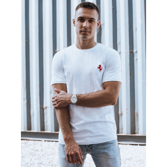 Vyriški baltos spalvos marškinėliai Marly RX5564 - Marškinėliai Vyriški baltos spalvos marškinėliai Marly RX5564