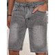 Miesten harmaat farkkushortsit Jack SX2491 - Lyhytelokuvat | Sillat Miesten harmaat farkkushortsit Jack SX2491