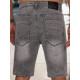 Miesten harmaat farkkushortsit Jack SX2491 - Lyhytelokuvat | Sillat Miesten harmaat farkkushortsit Jack SX2491