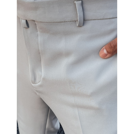 Vyriškos šviesiai pilkos spalvos elegantiškos kelnės Rad UX4291 - Kelnės Vyriškos šviesiai pilkos spalvos elegantiškos kelnės Rad UX4291