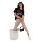 Women's black shirt Princess