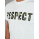 Vyriški balti marškinėliai Respect RX5648 - Marškinėliai Vyriški balti marškinėliai Respect RX5648