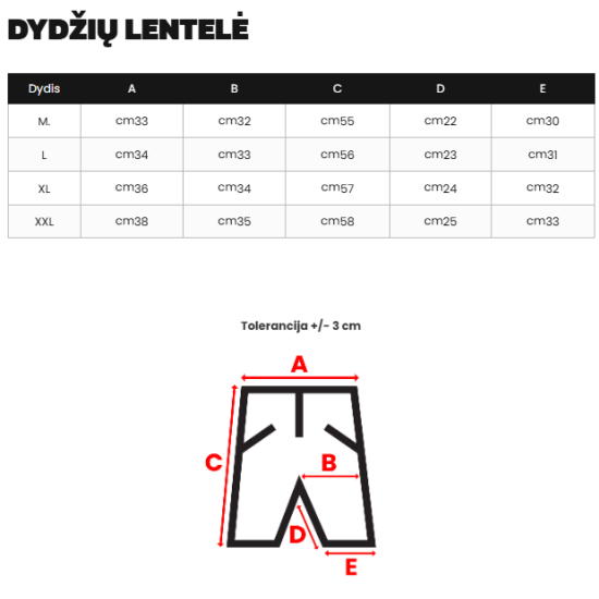 Vyriški juodi sportiniai šortai Frost JS/15K1827/3
