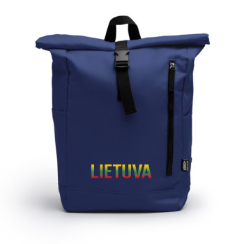 Dark blue backpack Tricolour Lietuva