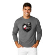Men's grey sweatshirt Poland wolf