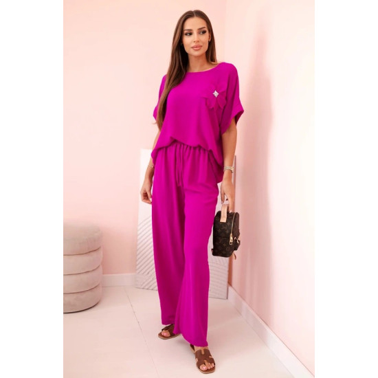 Moteriškas violetinis komplektas Loren 31922