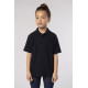 Vaikiški unisex juodos spalvos polo marškinėliai Enjoy KIDS11990 - Vaikams Vaikiški unisex juodos spalvos polo marškinėliai Enjoy Marškinėliai