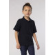 Vaikiški unisex juodos spalvos polo marškinėliai Enjoy KIDS11990 - Vaikams Vaikiški unisex juodos spalvos polo marškinėliai Enjoy Marškinėliai