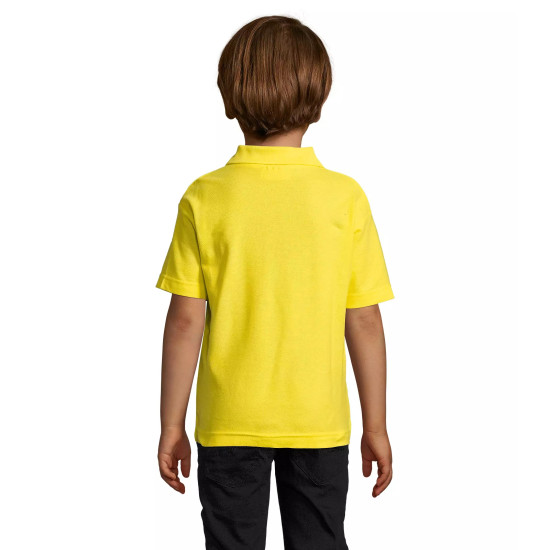Vaikiški geltonos spalvos polo marškinėliai Enjoy KIDS11990 - Vaikams Vaikiški geltonos spalvos polo marškinėliai Enjoy Marškinėliai