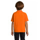 Vaikiški oranžinės spalvos polo marškinėliai Enjoy KIDS11990 - Vaikams Vaikiški oranžinės spalvos polo marškinėliai Enjoy Marškinėliai