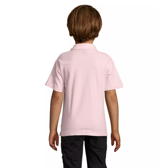 Vaikiški rožinės spalvos polo marškinėliai Enjoy KIDS11990 - Vaikams Vaikiški rožinės spalvos polo marškinėliai Enjoy Marškinėliai