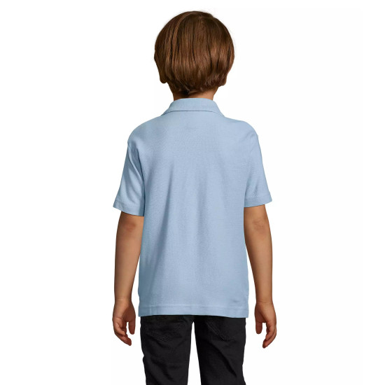 Vaikiški šviesiai mėlynos spalvos polo marškinėliai Enjoy KIDS11990 - Vaikams Vaikiški šviesiai mėlynos spalvos polo marškinėliai Enjoy Marškinėliai