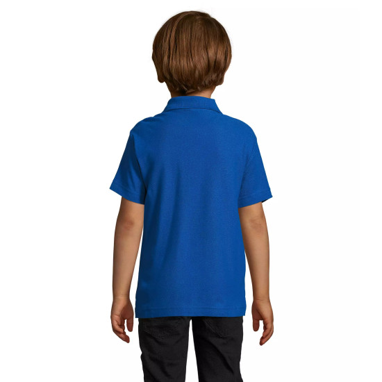 Vaikiški ryškiai mėlynos spalvos polo marškinėliai Enjoy KIDS11990 - Vaikams Vaikiški ryškiai mėlynos spalvos polo marškinėliai Enjoy Marškinėliai