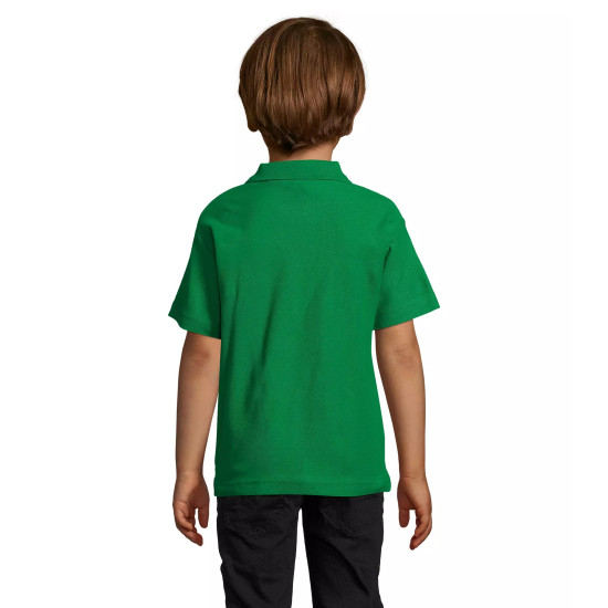 Vaikiški žalios spalvos polo marškinėliai Enjoy KIDS11990 - Vaikams Vaikiški žalios spalvos polo marškinėliai Enjoy Marškinėliai