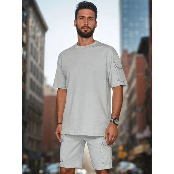 Men's grey Track tracksuit