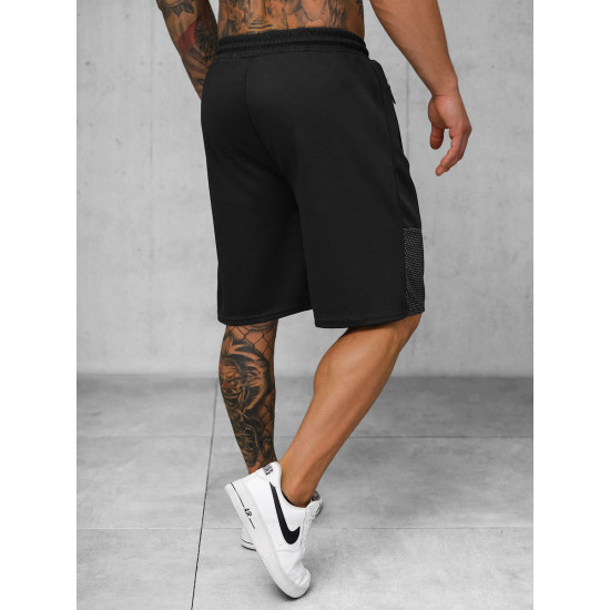 Vyriški juodi sportiniai šortai Frost JS/15K1827/3