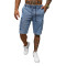 Miesten denim vaaleansiniset shortsit Walker