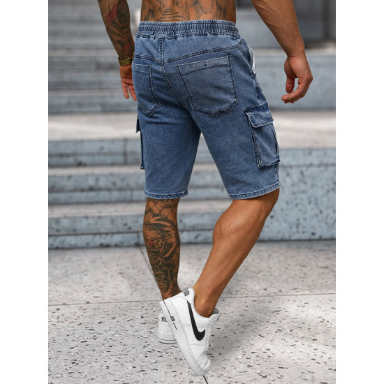 Vyriški džinsiniai mėlyni šortai Walker NB/MP0313B