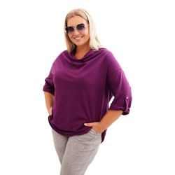 Moteriška violetinė palaidinė Tera