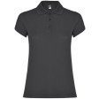 Women's dark grey polo shirt Star