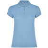 Women's Light Blue Star Polo Shirt