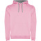 Bluza z kapturem Urban różowo-szara