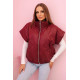Moteriška bordo spalvos liemenė Larin 33688 - Moterims Moteriška bordo spalvos liemenė Larin Moteriškos liemenės