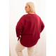 Moteriška bordo palaidinė Margo 34182 - Moterims Moteriška bordo palaidinė Margo PLIUS dydis moterims