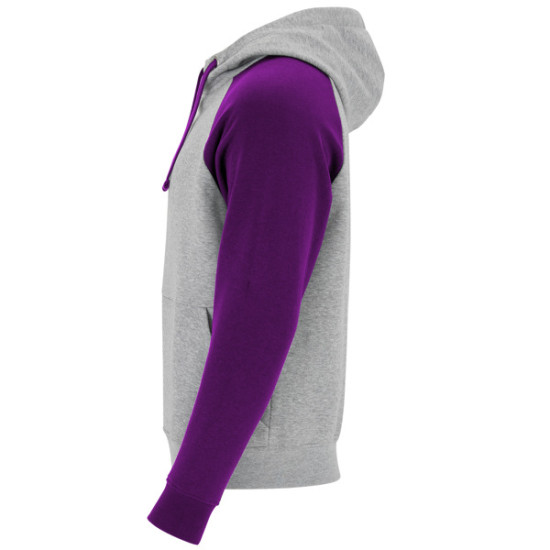 Vaikiškas pilkas/violetinis džemperis Badet BADET - Džemperiai Vaikiškas pilkas/violetinis džemperis Badet Džemperiai vaikams Roly