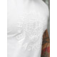 Men's white Power shirt T-shirt with slogans