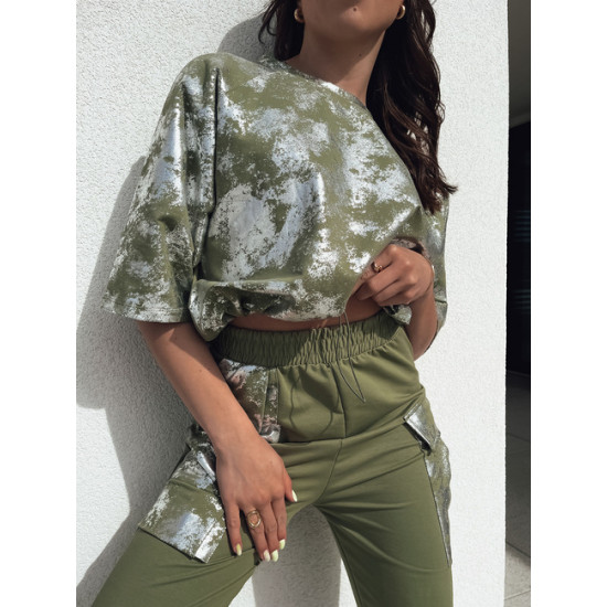 Moteriškas chaki komplektas Birweki Moteriški komplektai