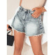 Damskie niebieskie szorty jeansowe Jeansglow Szorty dla kobiet