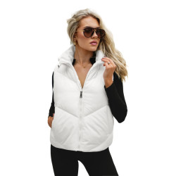 Women's white vest Gusti