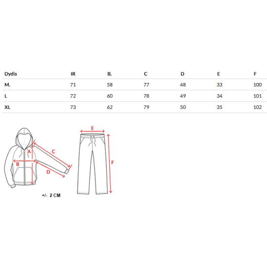 Vyriškas tamsiai mėlynos spalvos komplektas Over Vyriški komplektai