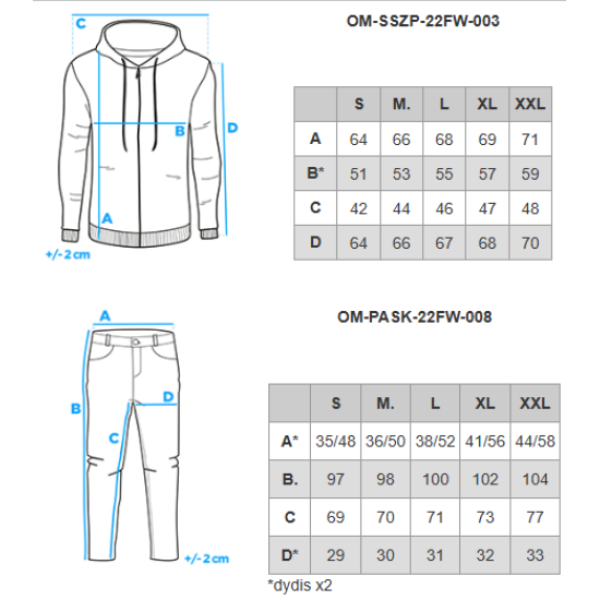 Vyriškas šviesiai rudos spalvos laisvalaikio komplektas Denat Vyriški komplektai