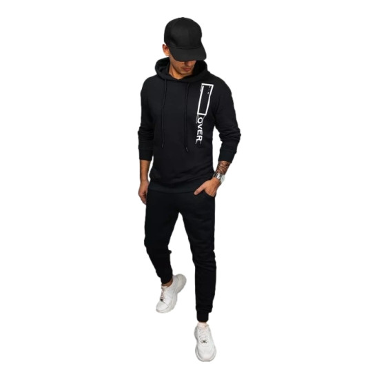 Vyriškas juodos spalvos komplektas Over Vyriški komplektai