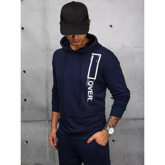 Vyriškas tamsiai mėlynos spalvos komplektas Over Vyriški komplektai