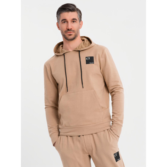 Vyriškas šviesiai rudos spalvos laisvalaikio komplektas Denat Vyriški komplektai