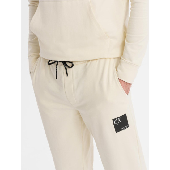 Vyriškas rusvos/baltos spalvos laisvalaikio komplektas Denat Vyriški komplektai