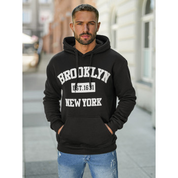 Мужской чёрный свитшот Brooklyn