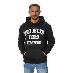 Vyriškas juodas džemperis Brooklyn