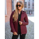 Moteriška bordo spalvos striukė Marsi JS/11Z8228 - Moterims Moteriška bordo spalvos striukė Marsi Moteriškos striukės