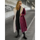 Moteriškas dygsniuotas bordo spalvos striukė Charlot JS/16M9168/06 - Moterims Moteriškas dygsniuotas bordo spalvos striukė Charlot Moteriškos striukės