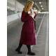Moteriškas dygsniuotas bordo spalvos striukė Charlot JS/16M9168/06 - Moterims Moteriškas dygsniuotas bordo spalvos striukė Charlot Moteriškos striukės